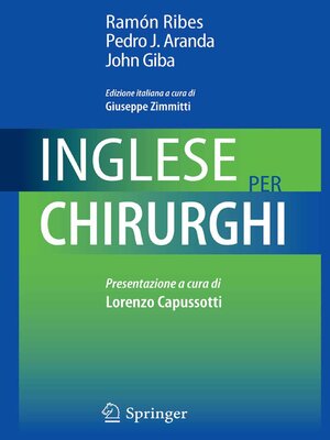cover image of Inglese per chirurghi